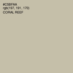 #C5BFAA - Coral Reef Color Image